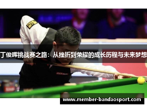 丁俊晖挑战赛之路:从挫折到荣耀的成长历程与未来梦想 丁俊晖挑战赛之路:从挫折到荣耀的成长历程与未来梦想