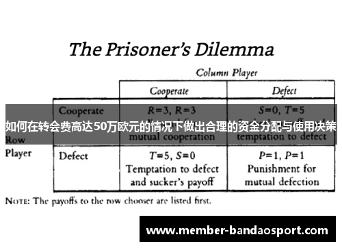如何在转会费高达50万欧元的情况下做出合理的资金分配与使用决策