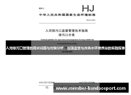 入河排污口管理的现状问题与对策分析:加强监管与改善水环境质量的实践探索 入河排污口管理的现状问题与对策分析:加强监管与改善水环境质量的实践探索